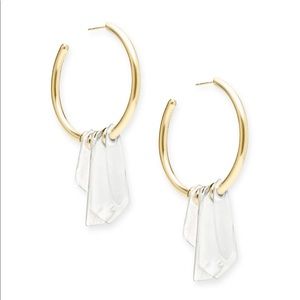 Kendra Scott Gaby Earrings in Ivory Mix